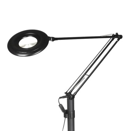 Professional cosmetic lamp-lupa INKOO surface mounted, black color Professional cosmetic lamp-lupa INKOO surface mounted, black color