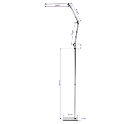 Professional cosmetology lamp LED YOGA 22W, silver color 10 Professional cosmetology lamp LED YOGA 22W, silver color 10