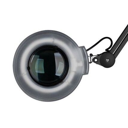 Professional cosmetology lamp - magnifying glass S4, 12W with stand, black 3