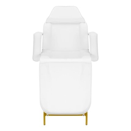 Professional cosmetology bed-chair for beauty procedures 557G, white-gold color 3 Professional cosmetology bed-chair for beauty procedures 557G, white-gold color 3
