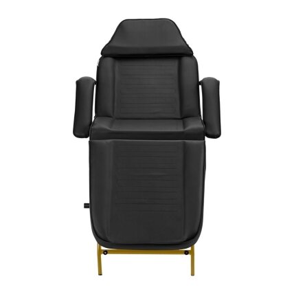 Professional cosmetology bed-chair for beauty procedures 557G, black and gold color 2 Professional cosmetology bed-chair for beauty procedures 557G, black and gold color 2