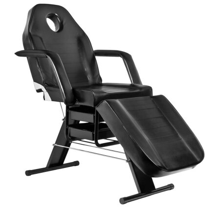 Professional cosmetology bed-chair for beauty procedures BASIC 202, black color 1 Professional cosmetology bed-chair for beauty procedures BASIC 202, black color 1