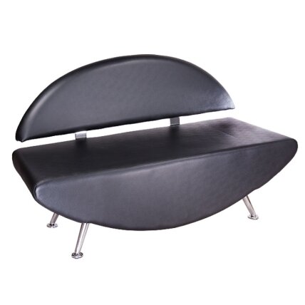 Profesionali laukiamojo sofa Carini BD-6710, juodos spalvos Profesionali laukiamojo sofa Carini BD-6710, juodos spalvos