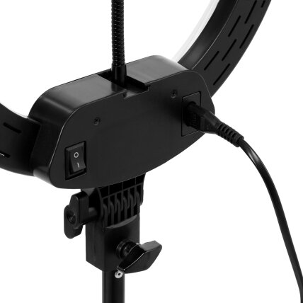 Profesionali makiažo lempa RING LIGHT 13"" LED su stovu, 36W 11 Profesionali makiažo lempa RING LIGHT 13"" LED su stovu, 36W 11