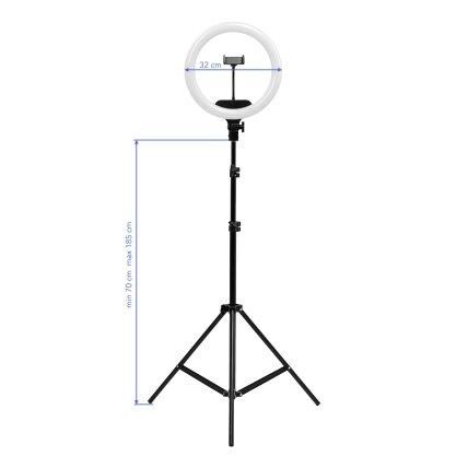 Profesionali makiažo lempa RING LIGHT 13"" LED su stovu, 36W 15 Profesionali makiažo lempa RING LIGHT 13"" LED su stovu, 36W 15