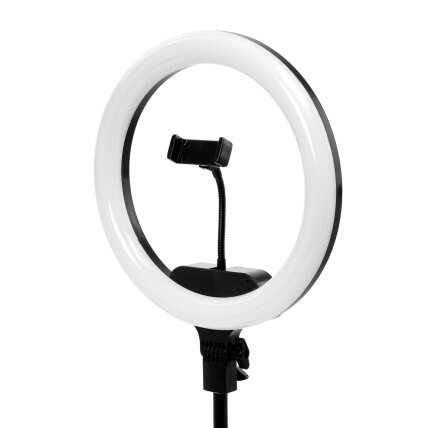 Profesionali makiažo lempa RING LIGHT 13"" LED su stovu, 36W 3