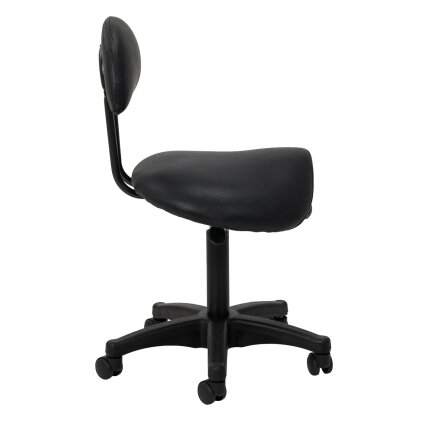 Professional master chair-saddle for beauticians 6001, black with black base 1