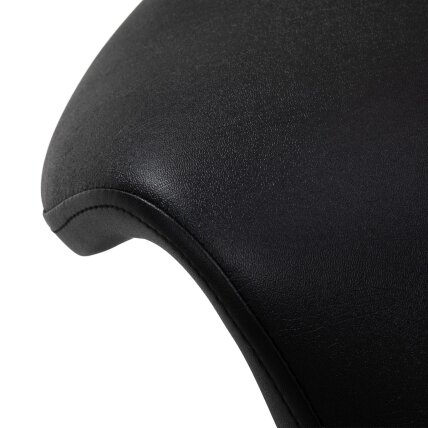 Professional master chair-saddle for beauticians 6001, black with black base 4