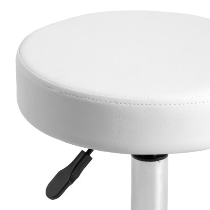 Professional master chair - saddle for beauticians AM-310 V, white 1