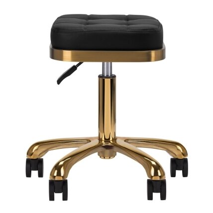 Professional master chair for beauticians M-1645, black color