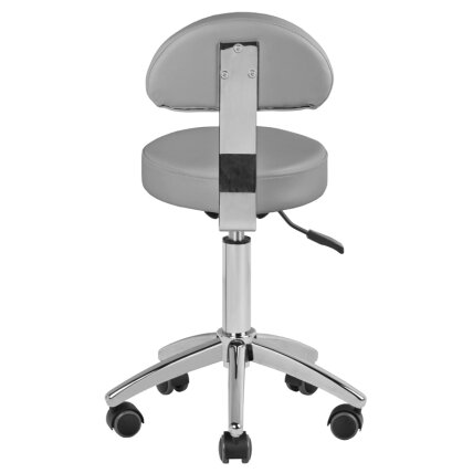 Professional master chair for beauticians and beauty salons AM-304, grey color (KP1) 2 Professional master chair for beauticians and beauty salons AM-304, grey color (KP1) 2