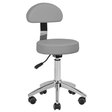 Professional master chair for beauticians and beauty salons AM-304, grey color (KP1) Professional master chair for beauticians and beauty salons AM-304, grey color (KP1)