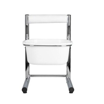Professional pedicure bath for podiatric work with adjustable height, chrom color 1 Professional pedicure bath for podiatric work with adjustable height, chrom color 1