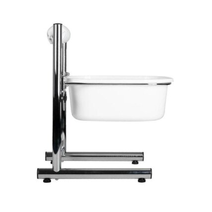 Professional pedicure bath for podiatric work with adjustable height, chrom color 4 Professional pedicure bath for podiatric work with adjustable height, chrom color 4