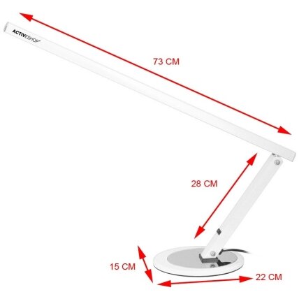 Professional table lamp for manicure SLIM LED, white 1 Professional table lamp for manicure SLIM LED, white 1