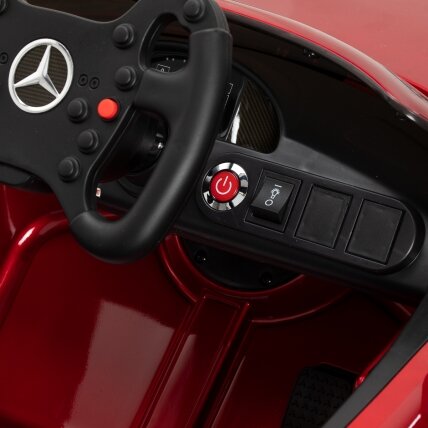 Profesionali vaikiška kėdė kirpykloms GABBIANO MERCEDES, raudonos spalvos 12