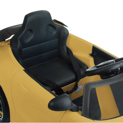 Professional children's chair for hairdressers Mercedes car, yellow 3 Professional children's chair for hairdressers Mercedes car, yellow 3