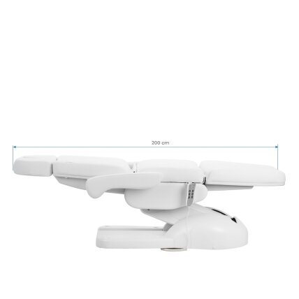 Profesionalus elektrinis gultas-lova kosmetologams AZZURRO (3 varikliai), baltos spalvos 13 Profesionalus elektrinis gultas-lova kosmetologams AZZURRO (3 varikliai), baltos spalvos 13