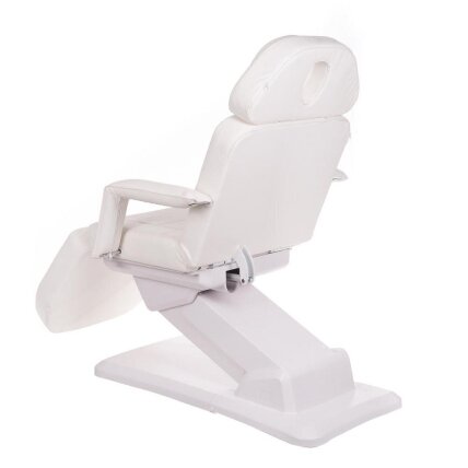 Professional electric couch-bed for beauticians BR-6622, 3 motors, white color 7