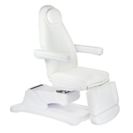 Profesionalus elektrinis gultas-lova kosmetologams Mazaro BR-6672, 4 variklių, baltos spalvos Profesionalus elektrinis gultas-lova kosmetologams Mazaro BR-6672, 4 variklių, baltos spalvos