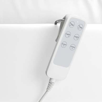 Profesionalus elektrinis gultas-lova kosmetologams SILLON LUX 273B, 3 variklių, baltos spalvos 13 Profesionalus elektrinis gultas-lova kosmetologams SILLON LUX 273B, 3 variklių, baltos spalvos 13
