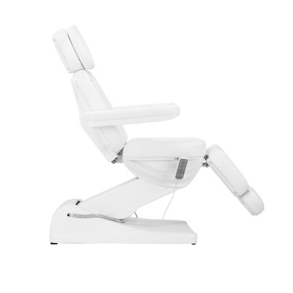 Profesionalus elektrinis gultas-lova kosmetologams SILLON LUXURY (3 varikliai ), baltos spalvos 3