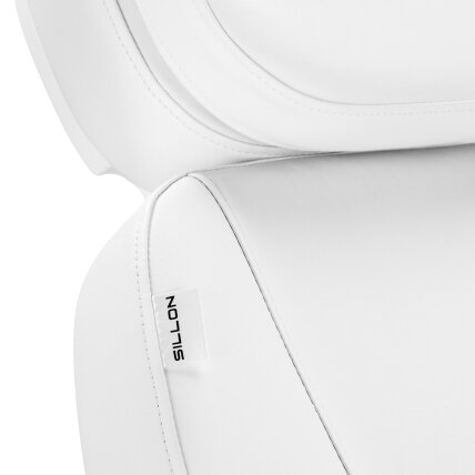 Profesionalus elektrinis gultas-lova kosmetologams SILLON LUXURY (3 varikliai + valdymas pedalais), baltos spalvos 15 Profesionalus elektrinis gultas-lova kosmetologams SILLON LUXURY (3 varikliai + valdymas pedalais), baltos spalvos 15