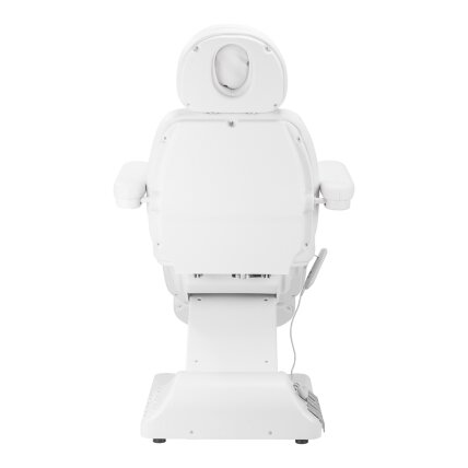 Profesionalus elektrinis gultas-lova kosmetologams SILLON LUXURY (3 varikliai + valdymas pedalais), baltos spalvos 2 Profesionalus elektrinis gultas-lova kosmetologams SILLON LUXURY (3 varikliai + valdymas pedalais), baltos spalvos 2