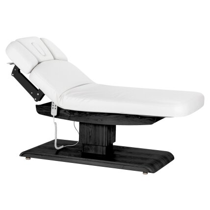 Profesionalus elektrinis masažo ir SPA gultas SILLON RELAX, baltos spalvos su juodu pagrindu 1 Profesionalus elektrinis masažo ir SPA gultas SILLON RELAX, baltos spalvos su juodu pagrindu 1