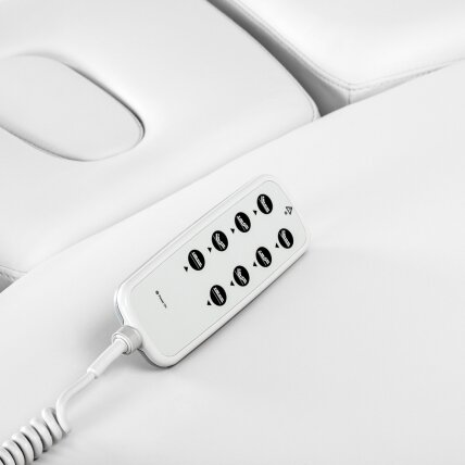 Profesionalus elektrinis masažo ir SPA gultas SILLON RELAX, baltos spalvos su juodu pagrindu 15 Profesionalus elektrinis masažo ir SPA gultas SILLON RELAX, baltos spalvos su juodu pagrindu 15