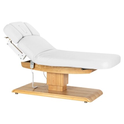Profesionalus elektrinis masažo ir SPA gultas SILLON RELAX, baltos spalvos su šviesiu pagrindu 1 Profesionalus elektrinis masažo ir SPA gultas SILLON RELAX, baltos spalvos su šviesiu pagrindu 1