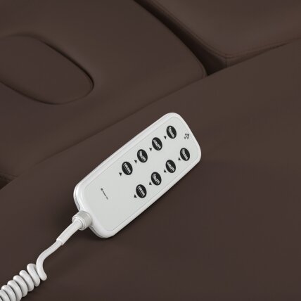 Profesionalus elektrinis masažo ir SPA gultas SILLON RELAX, rudos spalvos su juodu pagrindu 16