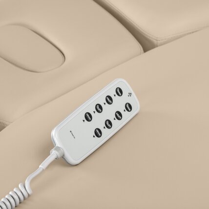 Profesionalus elektrinis masažo ir SPA gultas SILLON RELAX, smėlio spalvos su juodu pagrindu 16 Profesionalus elektrinis masažo ir SPA gultas SILLON RELAX, smėlio spalvos su juodu pagrindu 16
