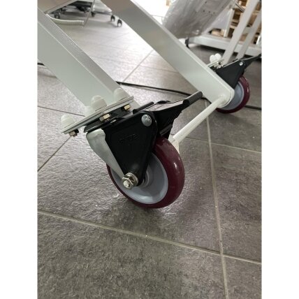 Profesionalus elektrinis masažo stalas-gultas AZZURRO 329E (1 variklis), baltos spalvos 8
