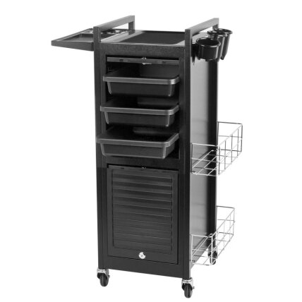 Professional barber trolley GABBIANO DELUXE 401, black 4 Professional barber trolley GABBIANO DELUXE 401, black 4