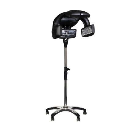 Professional hairdressing infrazone GABBIANO Y-707 with stand, black color 2