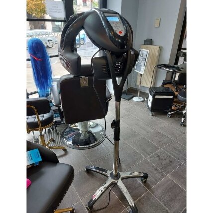 Professional hairdressing infrazone GABBIANO Y-707 with stand, black color 7