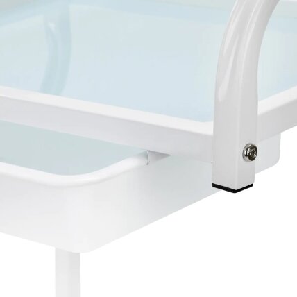 Professional cosmetology trolley BASIC 121, white color 5