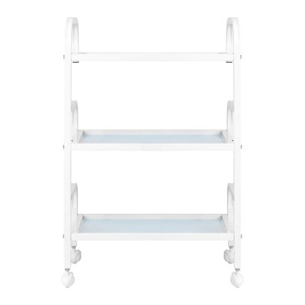Professional cosmetology trolley BASIC 122, white color 3