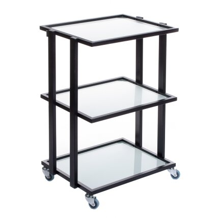 Professional cosmetology trolley BCH-5043, black color Professional cosmetology trolley BCH-5043, black color