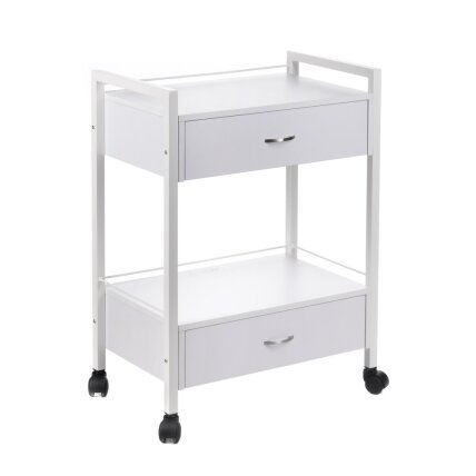 Professional cosmetic trolley BY-7017, white color Professional cosmetic trolley BY-7017, white color