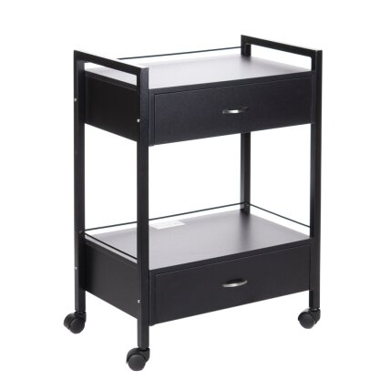 Professional cosmetic trolley BY-7017, black color Professional cosmetic trolley BY-7017, black color