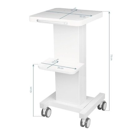 Professional cosmetology trolley MOD 090 for storing devices and equipment 4