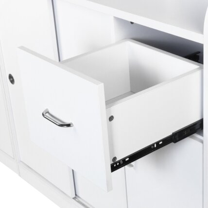 Profesionalus laukiamojo stalas - recepcija su vitrina 2in1, GABBIANO Q-0333 5 Profesionalus laukiamojo stalas - recepcija su vitrina 2in1, GABBIANO Q-0333 5