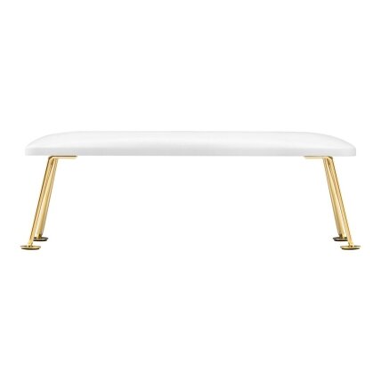 Professional armrest for manicure 6M, white/gold color 1 Professional armrest for manicure 6M, white/gold color 1