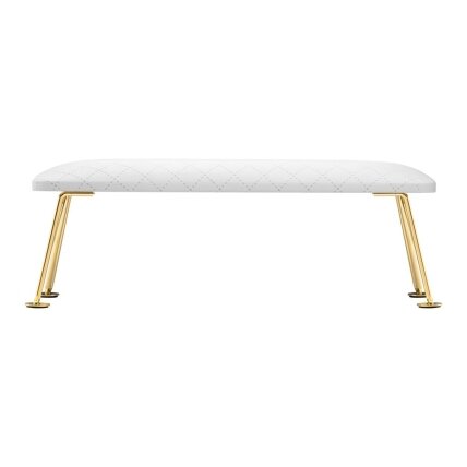 Professional armrest for manicure 6M, white/gold color 1 Professional armrest for manicure 6M, white/gold color 1