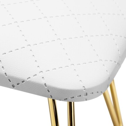 Professional armrest for manicure 6M, white/gold color 2 Professional armrest for manicure 6M, white/gold color 2