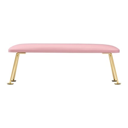 Professional armrest for manicure 6M, pink/gold color 1