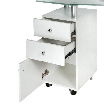 Professional manicure table with dust extractor BD-3453+P, white color 4 Professional manicure table with dust extractor BD-3453+P, white color 4