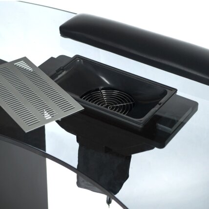 Professional manicure table with dust extractor BD-3453+P, black color 3 Professional manicure table with dust extractor BD-3453+P, black color 3